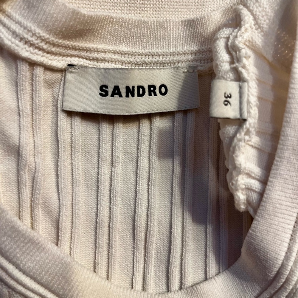 Sandro Rib Knit Mini Dress - Picture 10 of 12